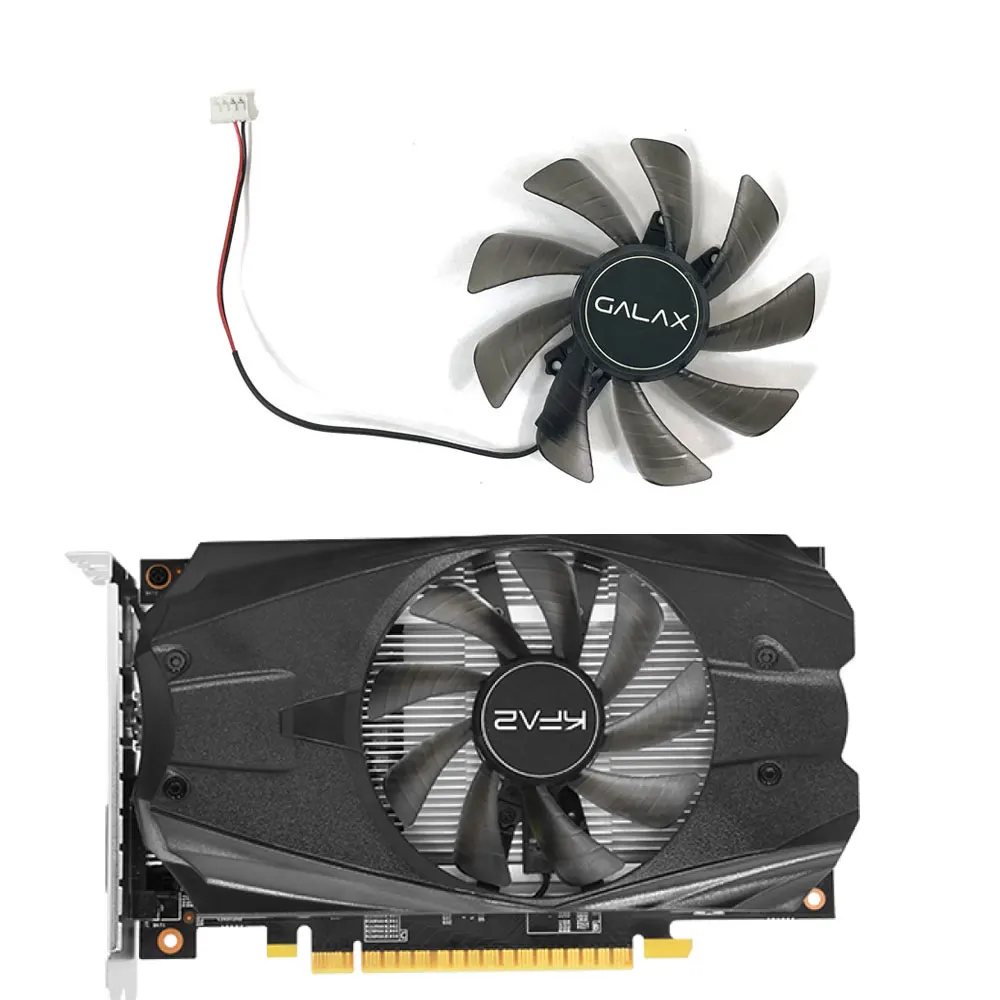 

85MM 4PIN T129215DM T129215SM GPU Cooler fan For KFA2 GTX1050 OC GPU FAN For GALAXY GeForce GTX 1050 OC Graphics Card Fan