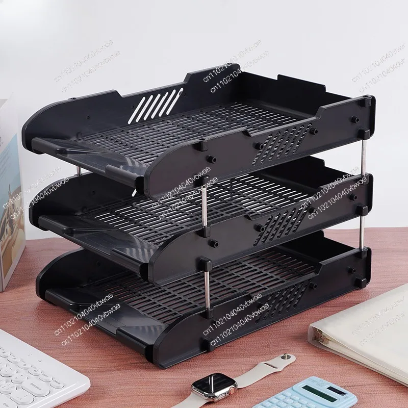 File Disk Shelf Data Frame Office Desktop Vertical Folder Thickened and Bold Storage Disk