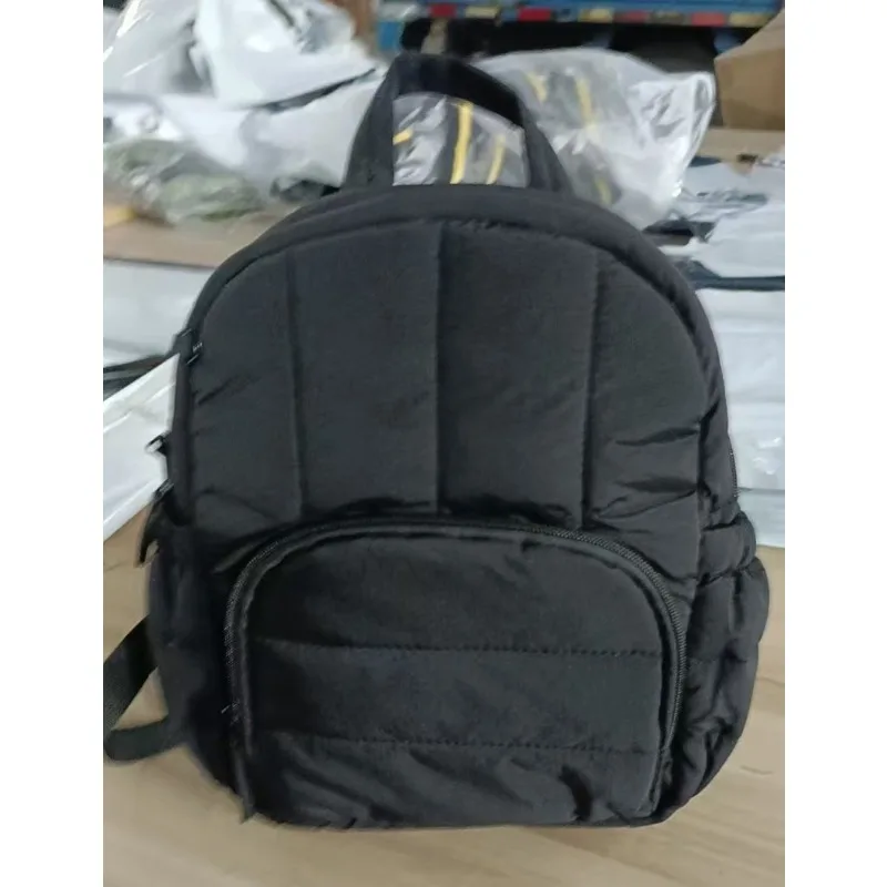 Women's Padded Mini Backpack in Black