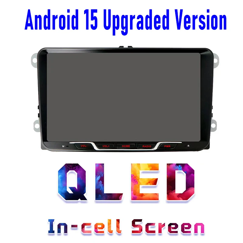 راديو سيارة 9 بوصة لسيارة فولكس فاجن كادي 2005-2015 لاسلكي أبل كاربلاي أندرويد ستيريو تلقائي BT نظام تحديد المواقع نافي 4 + 64 جيجابايت