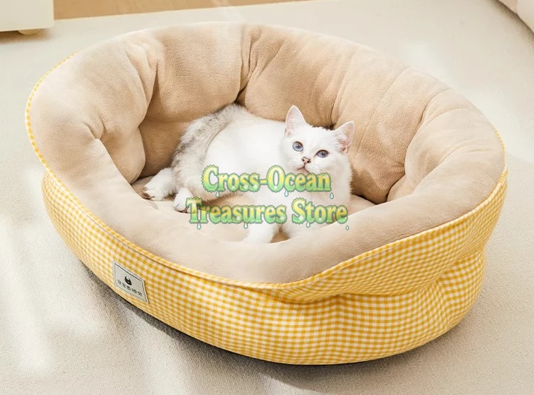 

Кошачье гнездо утолщенное и справедливо тепло зимой, а спит кошки зимой. Диван-кровать универсальный в любых сезонах.