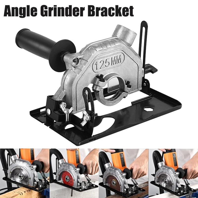 

The New Angle Grinder Stand 45°Adjustable Angle Grinder to Cutting Machine Bracket Dust Free Angle Grinder Machine Base Stand