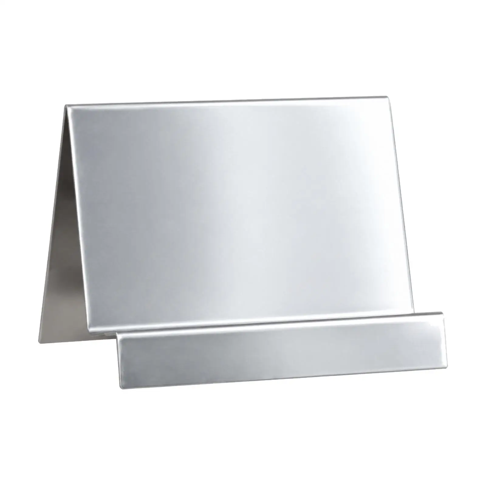 Single Tier Wallet Display Stand for Store Shelf Metal Holder with Raised Front Lip for Purses and Small Handbags