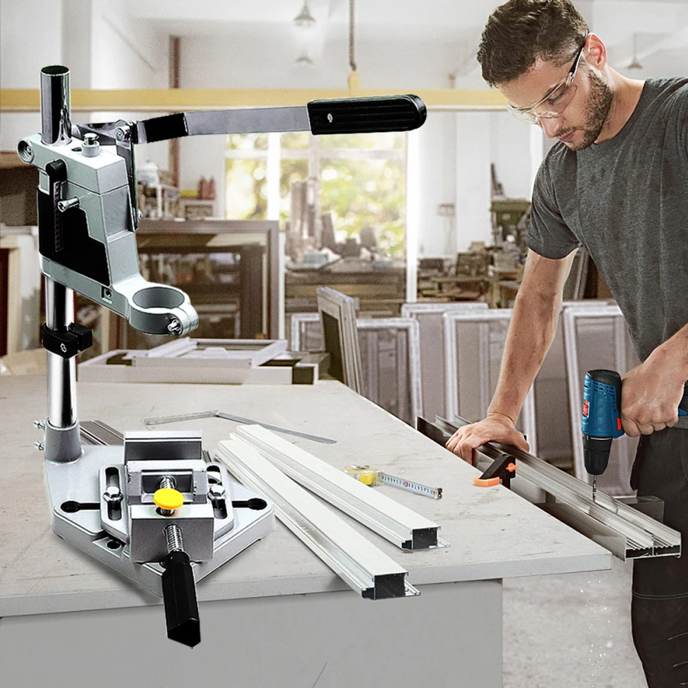 

Электрическая настольная дрель, многофункциональный настольный сверлильный станок, патрон из алюминиевого сплава, аксессуары для электрошлифовальных машин