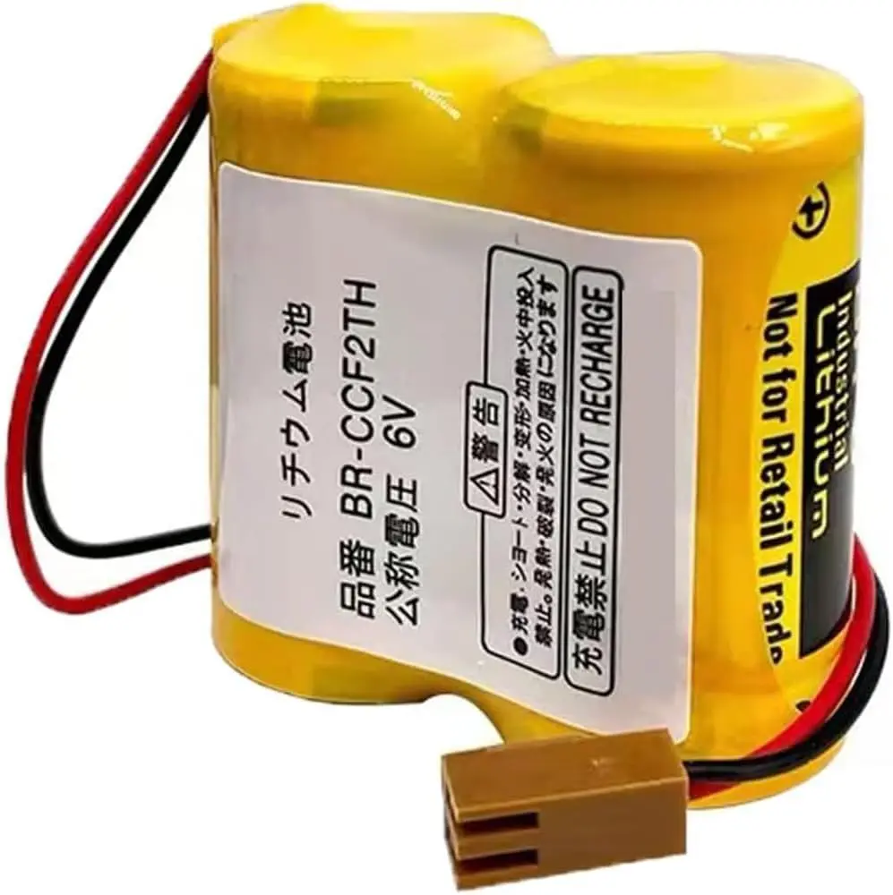 5 Pack BR-CCF2TH 6V Lithium Replacement Battery for FANUC A06B-6073-K001 A98L-0001-0902