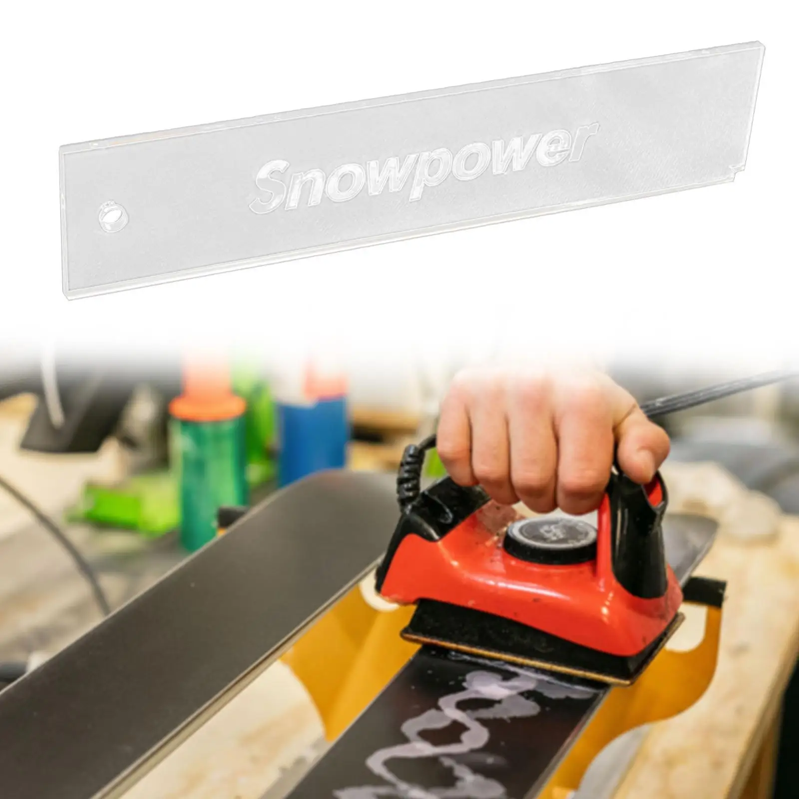 

Snowboard Wax Remover Wax Removal Board Removing Extra Wax on Snowboards Professional Portable with Notch for Wide Ski Repair