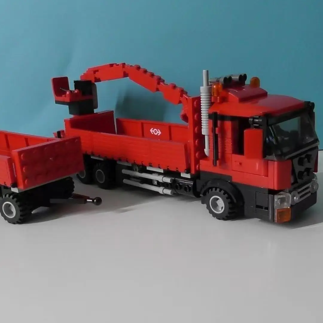 

Конструктор MOC-122565 «Транспортер для обслуживания дорог», 592 детали, беспилотный, креативный, для мальчиков, подарок на день рождения для детей