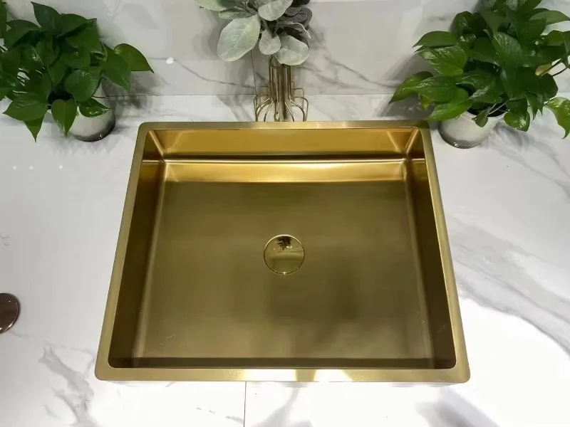 Direct sales bathroom sink, single bowl wash basin stainless steel