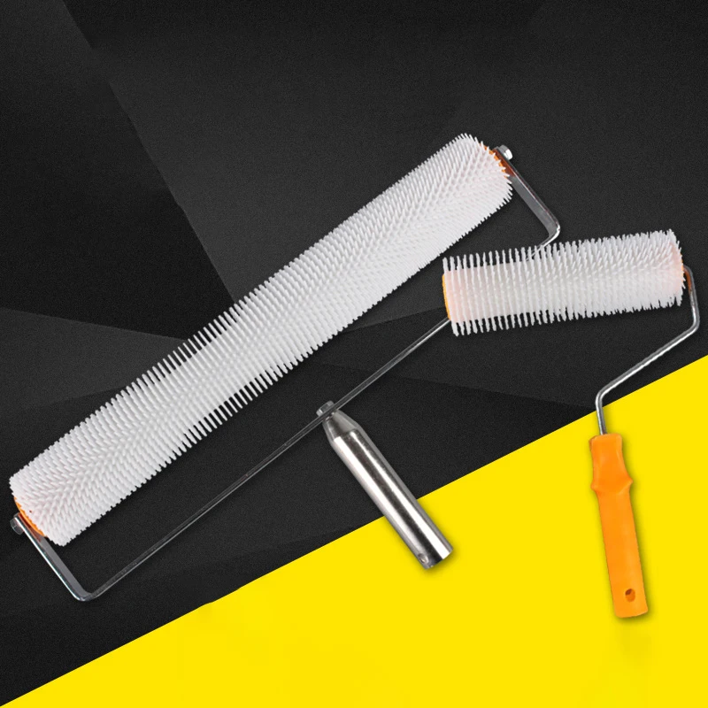 23cm 51cm Epoxy Floor Defoaming Needle Punching Deflation Drum Brush Self Leveling Cement Construction Professional Tool
