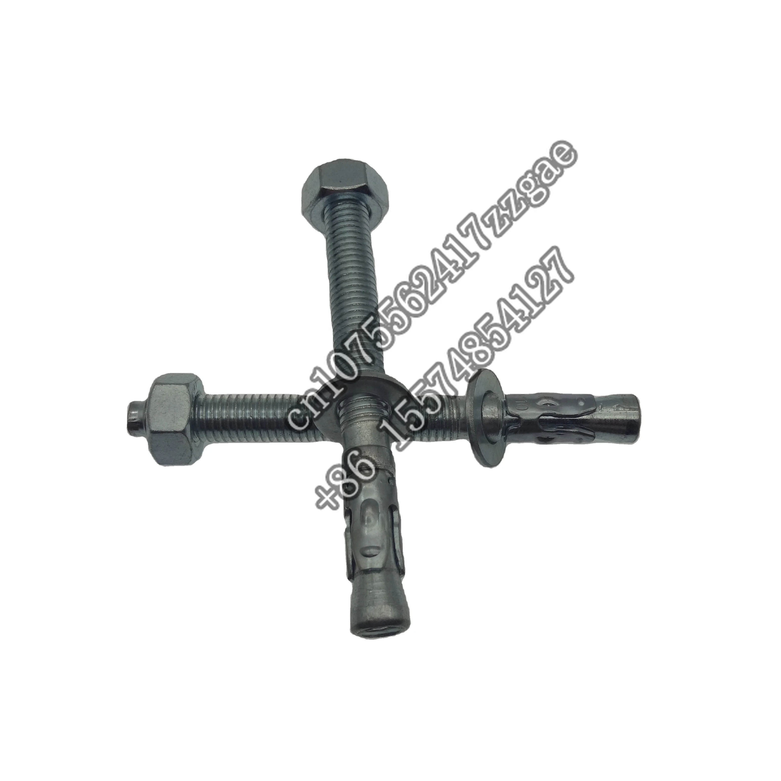 Handan China Manufacturer Wall Plug Expansion Anchor Hot Dip Galvanized Wedge Bolt Chemical