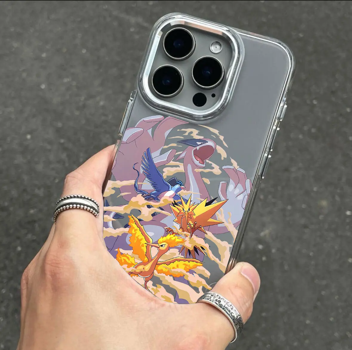 أنيمي جديد بوكيمون Gengar السنجاب قضية الهاتف آيفون 17 16e 16 15 14 13 12 11 برو ماكس 8 7 الهواء زائد غطاء ناعم شفاف #6