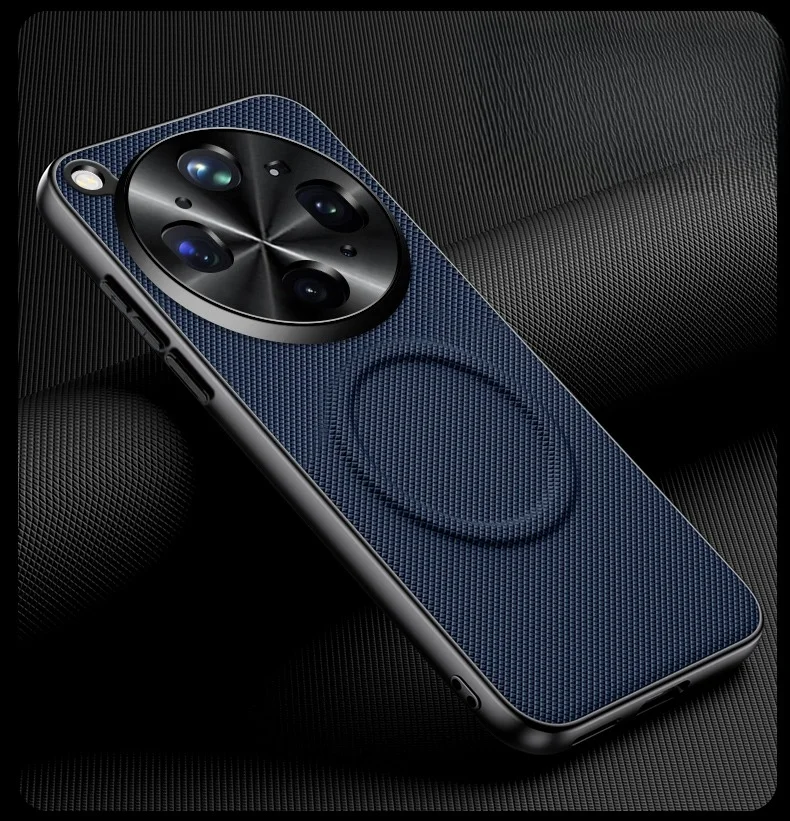 Leren beschermhoes voor OPPO Find X9 Ultra X9 Pro X8 Reno 15 Pro MAX 15F, compatibel met MagSafe draadloos opladen