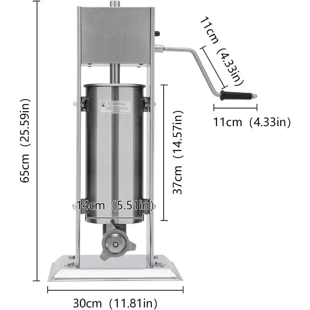 ماكينة صنع كروس يدوية سعة 5 لتر ماكينة صنع كروس التجارية من الفولاذ المقاوم للصدأ ماكينة فواكه لاتينية مع 4 فوهات