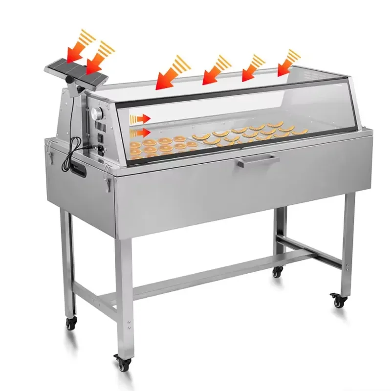 6 Tray Electric Solar Food Dehydrator 800W Dual Power Fruit Vegetable Dryer Machine 60-80C Temp Control for Home Garden Use