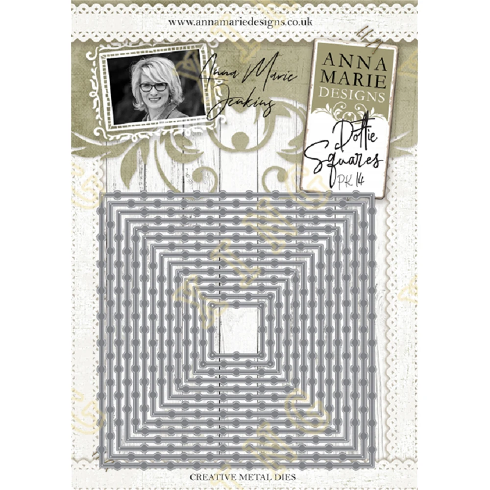 

Dottie Squares DiesDie Scrapbooking New Arrival 2023 Metal Cutting Dies Christmas Card Making Stencils For Decor hot selling