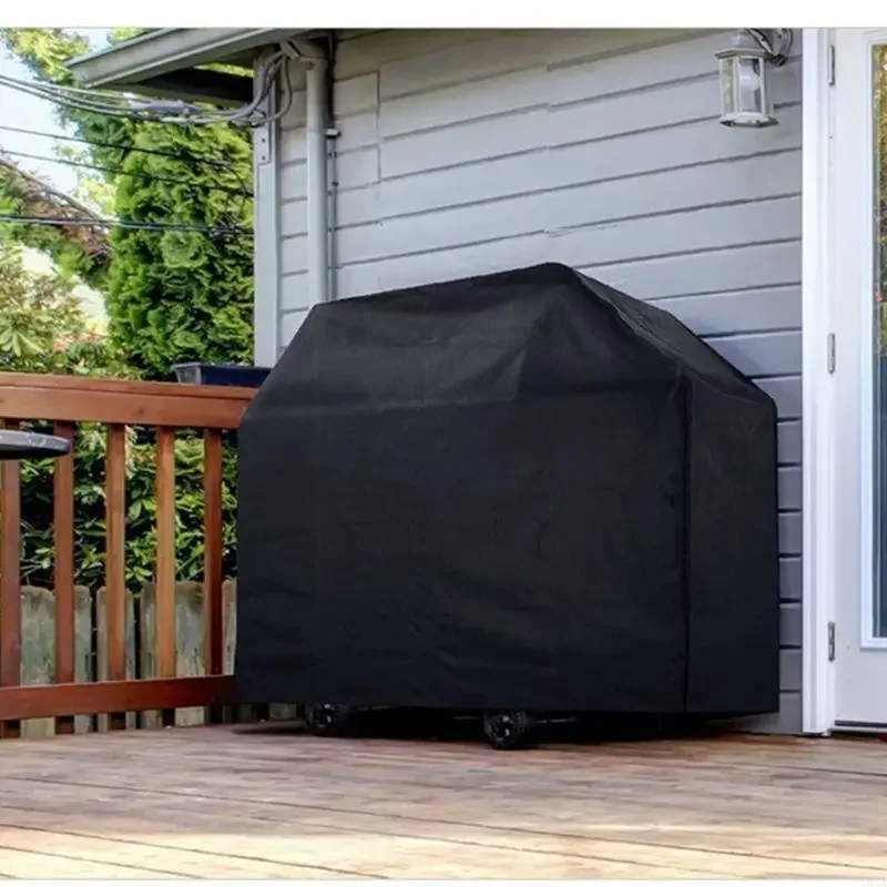 Waterproof BBQ Cover Grill Cover Anti Dust Rain Cap Barbecue Protective Supplies