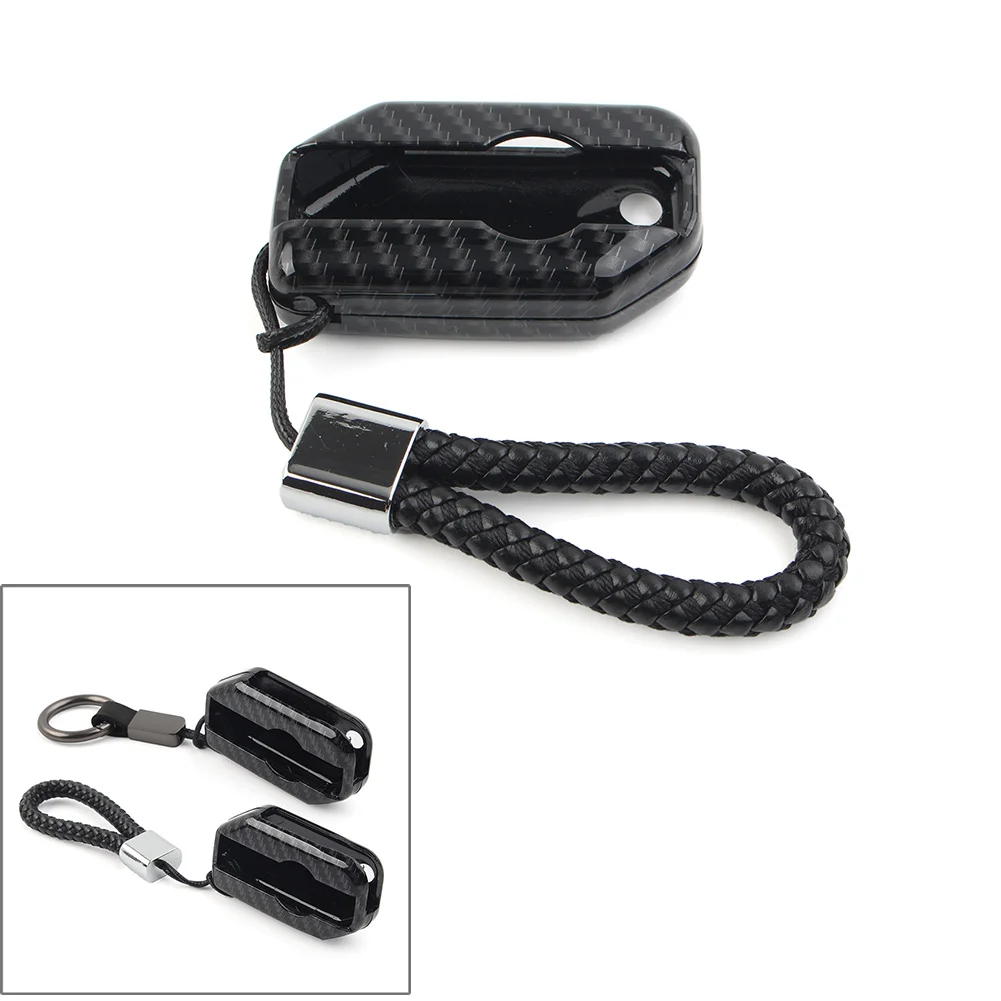 Carbon Fiber Motorcycle Key Chain Procter Cover Fob For BMW F750GS F850GS R1200GS R1250GS