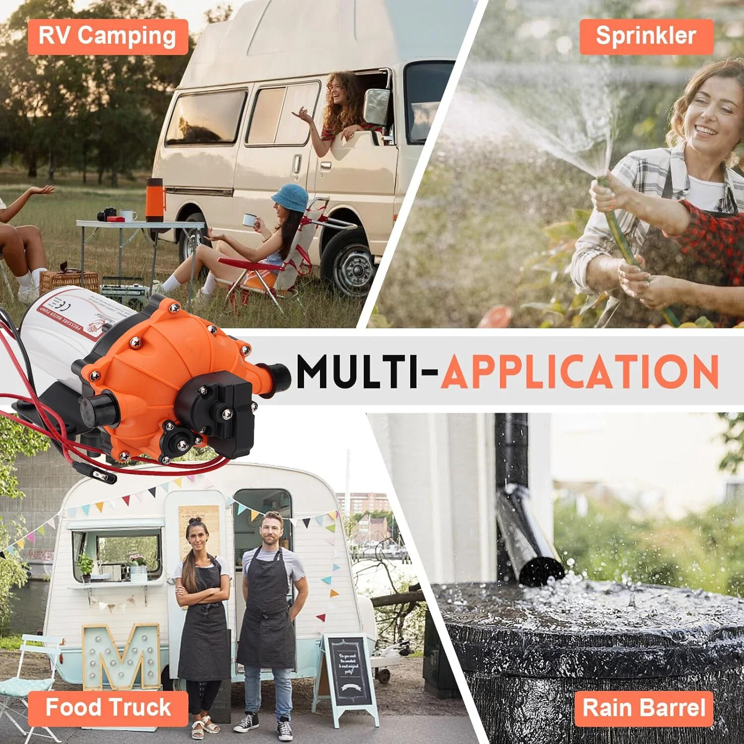 Carbole Washdown سطح السفينة مجموعة مضخة غسيل 165C-12V 7.0 GPM 80 PSI لقارب القافلة RV البحرية يخت M72572 #5