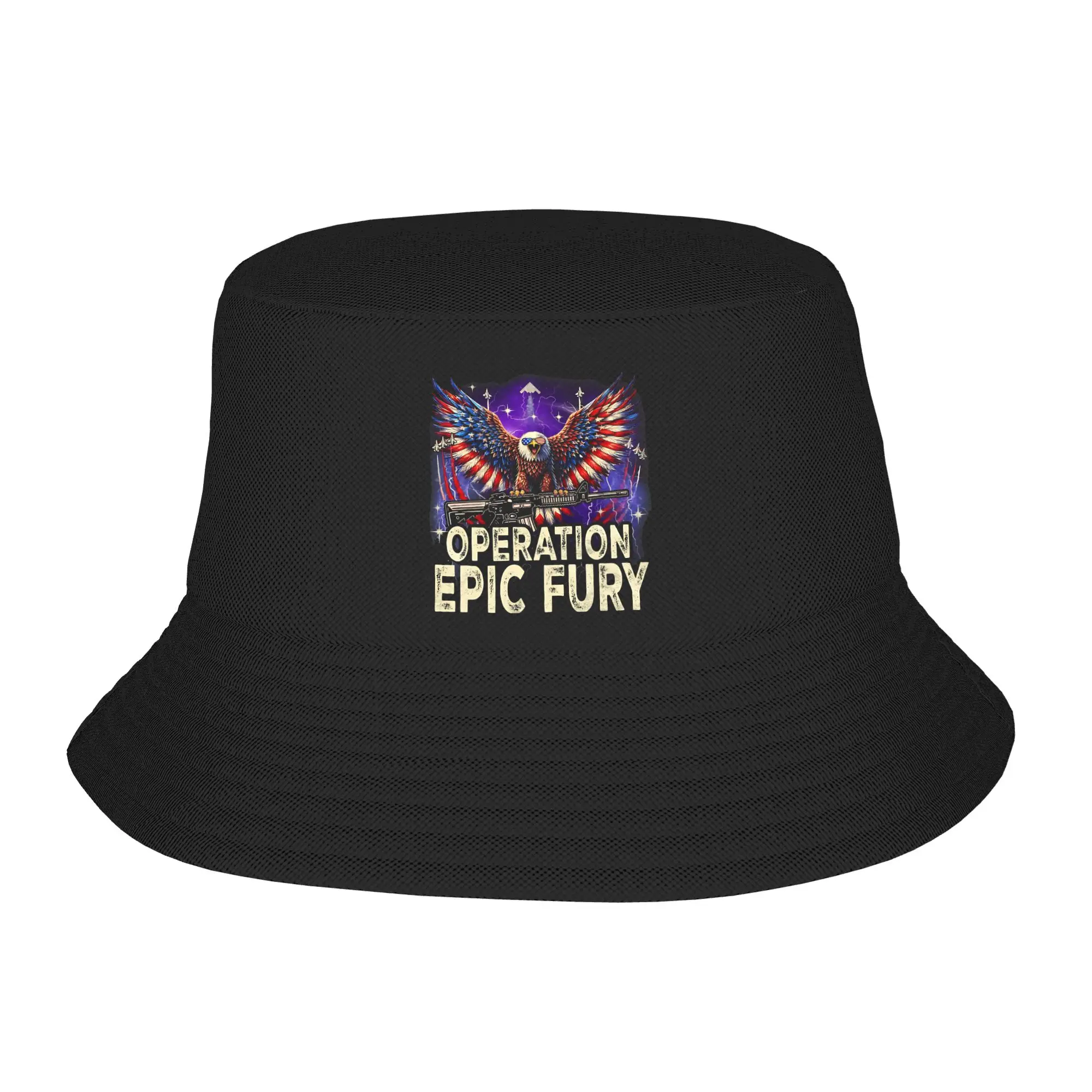 Beach Headwear Operation Epic Fury The FAFO Tour Accessories Bucket Hats Cute Girls  Sun Bob Hats