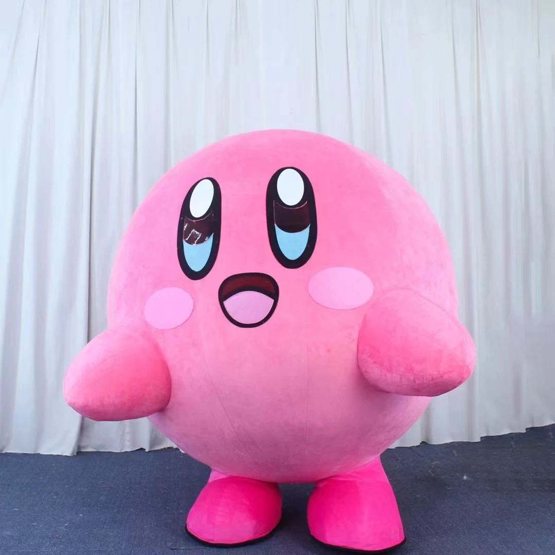 Custom Inflatable Pink Ball Mascot Costumes Advertising Events Party Cosplay Giant Walking Adults Clothing