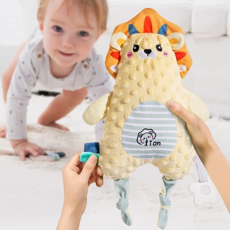I giocattoli di peluche morbidi per neonati possono mordere l'utensile per dormire del bambino in peluche Giocattolo per dormire in peluche per bambini Giocattolo per colla per denti per bambola a mano