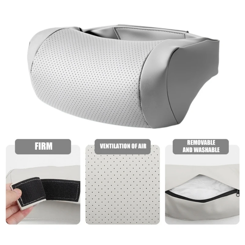 XA6H Stylish Modern Vehicle Headrest Pad Neck Pillow With flexible Attachments For Easy Installation In Various Vehicles
