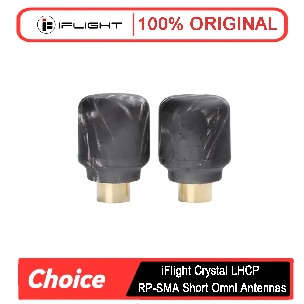 

Короткая всенаправленная антенна iFlight Crystal LHCP RP-SMA для цифровых очков DJI FPV
