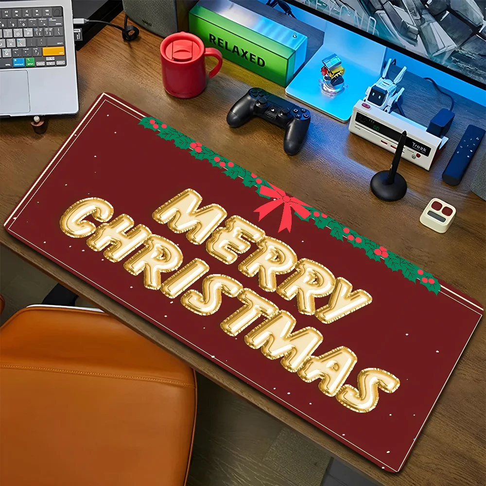 1PC Celebrate Christmas Non-slip Mouse Pad Suitable For Office Computers Laptops E-sports Game Desk Mats XXL Keyboard