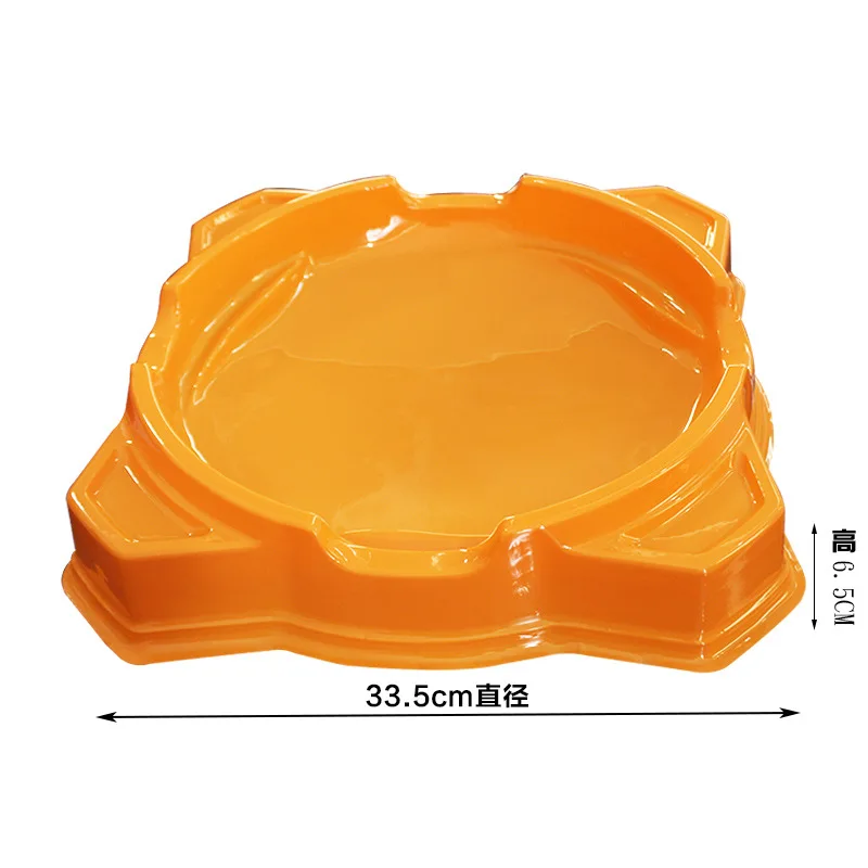 Laike 33cm Orange BeyStadium Battling Tops Arena Plastic Burst Gyro Spinning Top Stadium Plate Combat Toys Box Package