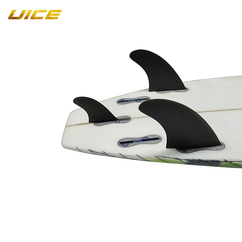 138-150mm Surfboard Edge Fins 3pcs Surfing Fins For FCS2 Keel Fin High Performance Fiberglass Core Surfboard Board Edge Fins