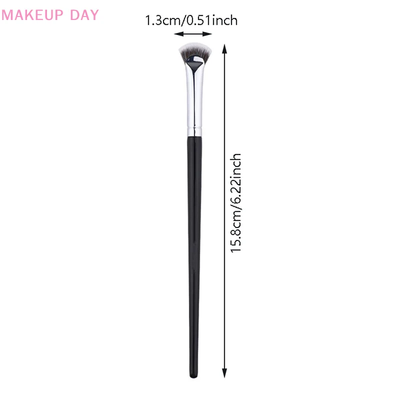 1PC Fan-shaped Eyelash Brush Soft No Shedding Professional Beauty Eyelash Makeup Brushes Mascara Highlighter Powder Smudge Tool