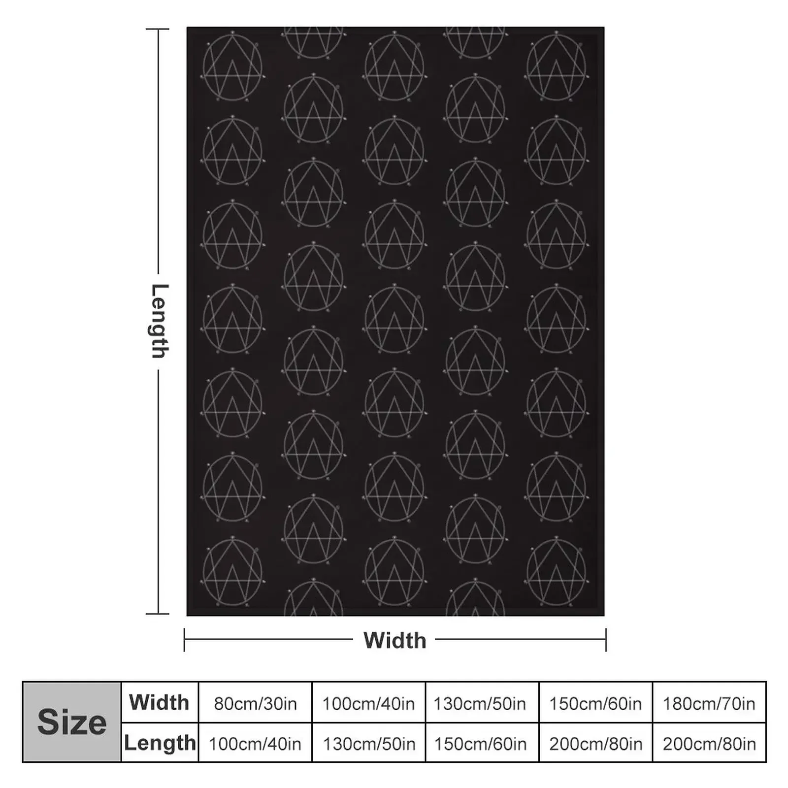 Alison Wonderland Logo Throw Blanket couch cozy soft plush fuzzy picnic outdoor blanket