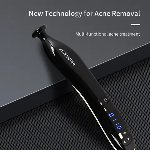 เครื่องกำจัดรอยแผลเป็นจากสิว 5 ระดับ แสงพลาสมาสีฟ้า ยกกระชับผิว ลดรูขุมขน บำบัดด้วยโอโซน ปากกาสิว ดูแลผิวหน้า