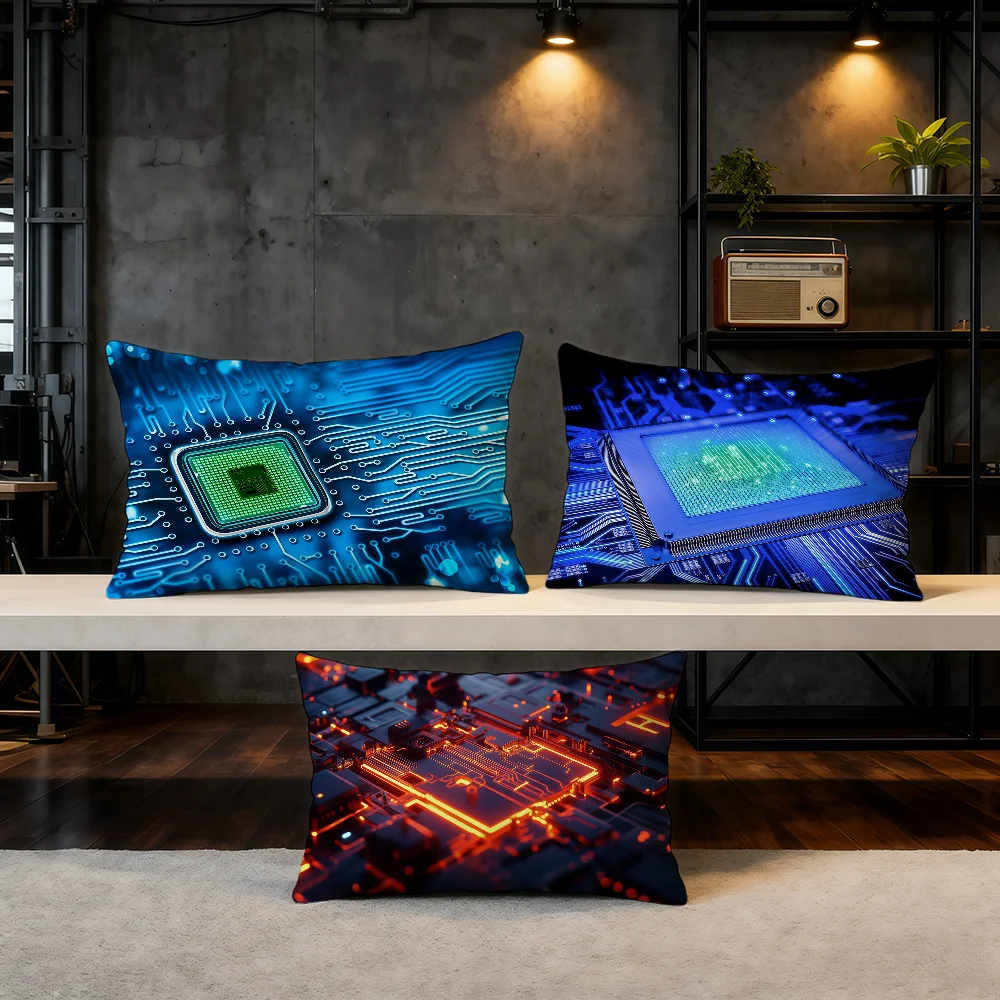 Chip Fashion Cool cushion cover Hit Product Home Sofa living Room Double-sided Soft Decorative Pillow Cover