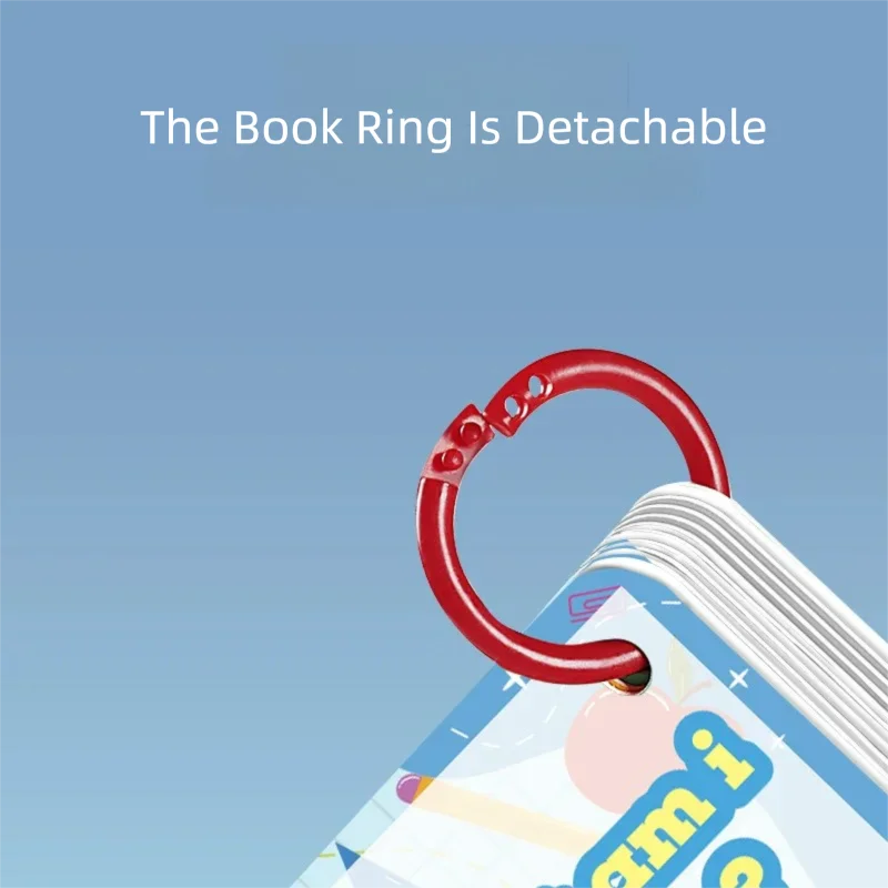 Carte Q & A anglaise pour parents et enfants, Cognition comportementale, éducation précoce, Flash, éducation, illumination, carte interactive pour enfants