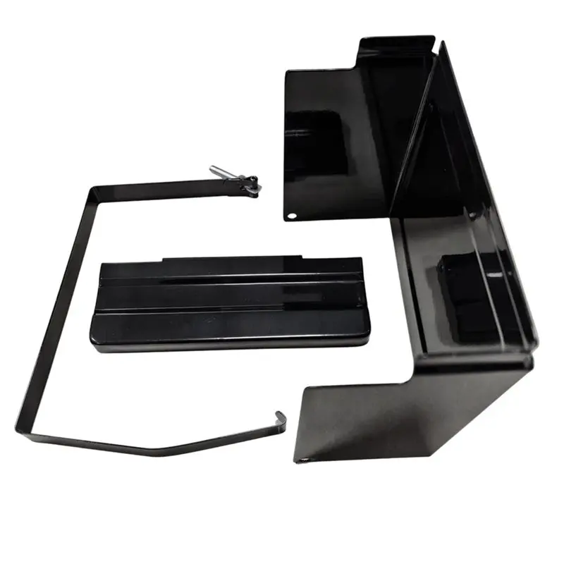 For Sportster Custom 883 1200 XLC XLH XLS 1998-2003 Black Battery Cover Hold Down Strap Battery Top Cover Kit