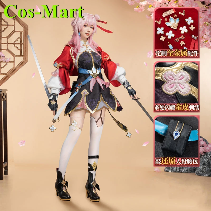 Cos-Mart Game Honkai: Star Rail March 7th Cosplay Costume Concert Little Junior xiaomis Female Activity Party Role Play Clothing