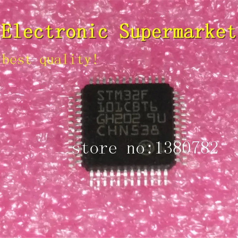 Free Shipping 5pcs-20pcs/lots STM32F101CBT6 STM32F101 QFP-32  New original IC In stock!