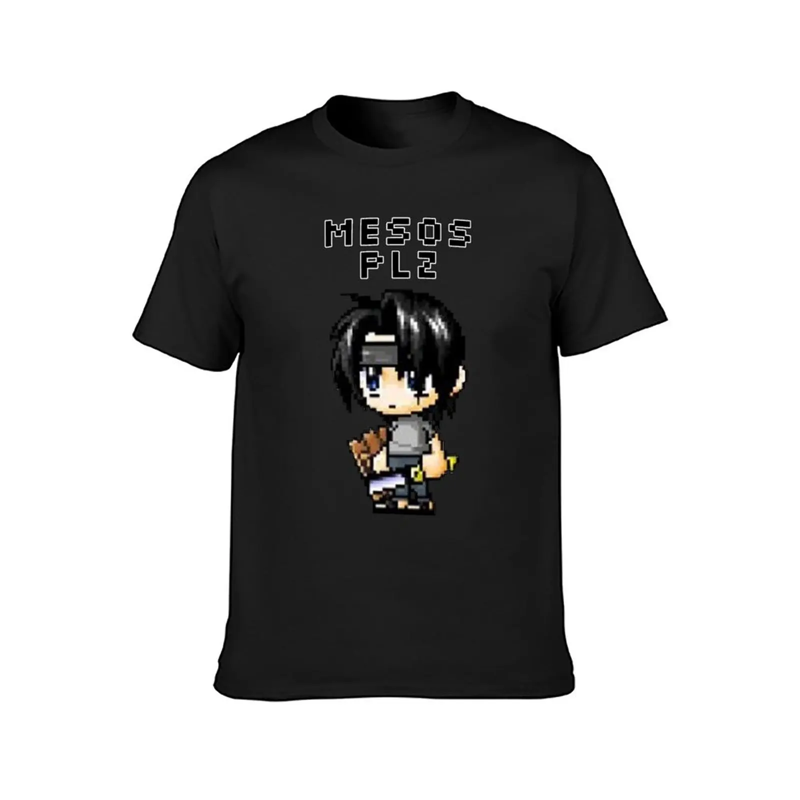 Mesos Plz MapleStory Noob Meme (Transparent) T-Shirt tees animal prinfor boys summer top summer clothes t shirt men