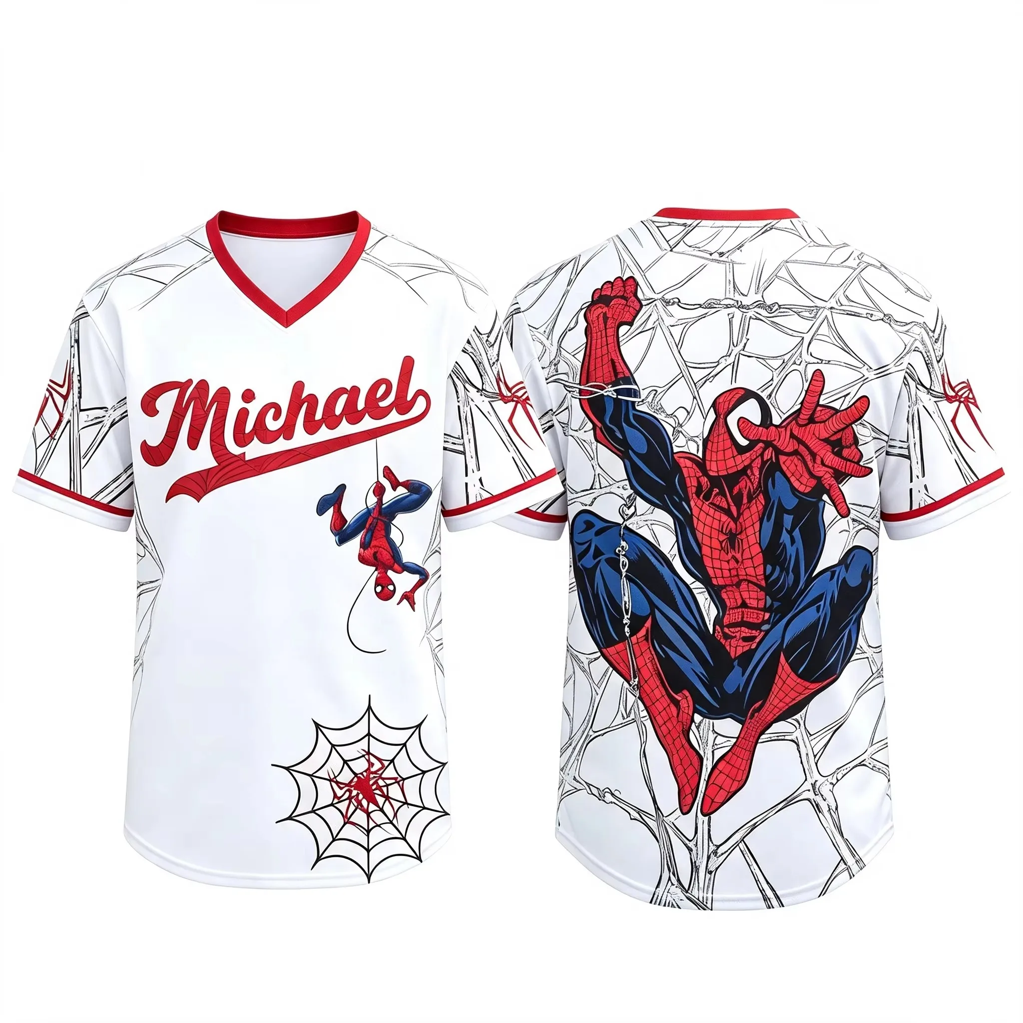 2026 Movie Brand New Day Spider CosPlay Man 3D Print Unisex T Shirt Men's Women's Y2k Lightweight T-shirt Family Matching