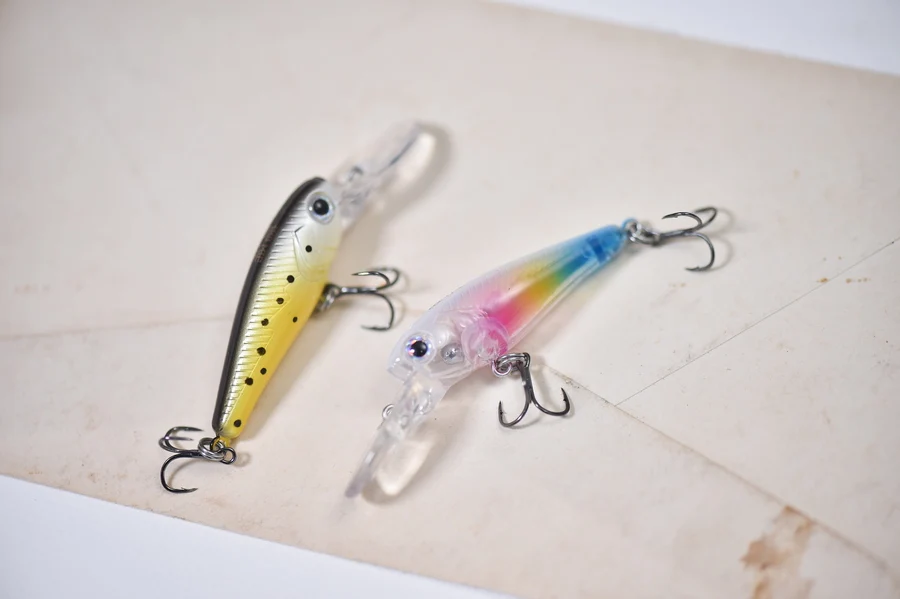 1Pcs Schwimmende Angeln Lockt Minnow Harten Köder 40mm 3g Hochfrequenz Schaukel Wobbler Crankbait Karpfen Barsch stecker Angelgerät – Detail 25