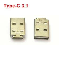 3/5/10PCS Type-C 3.1 Female to Double-sided USB Am Male Connector 2.0 Charging Version Adapter with PCB Board Inside