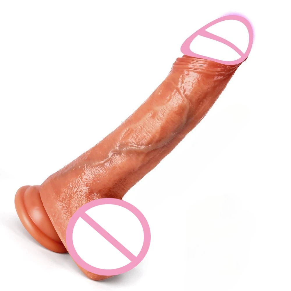 Super Realistic Dildo Waterproof Silicone Adult Sex Toys Vagina Anal Masturbator Soft Penis Dildo with Suction Cup Cock Massager