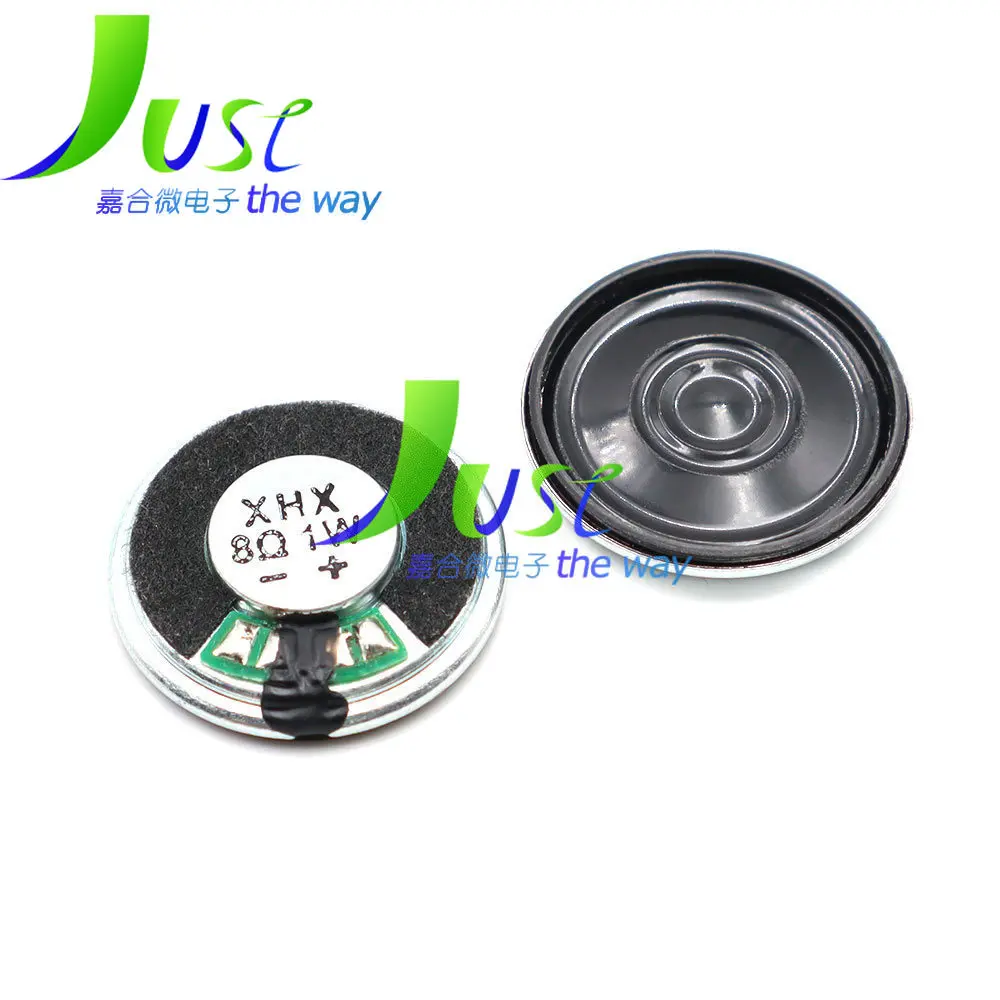 4Pcs Diameter 23MM 8Ohm 1W Iron Case Speaker 23*4.5MM Loudspeaker Internal Magnet 23 MM 8 Ohm 1 Watt Ultra-thin Loud  Speaker