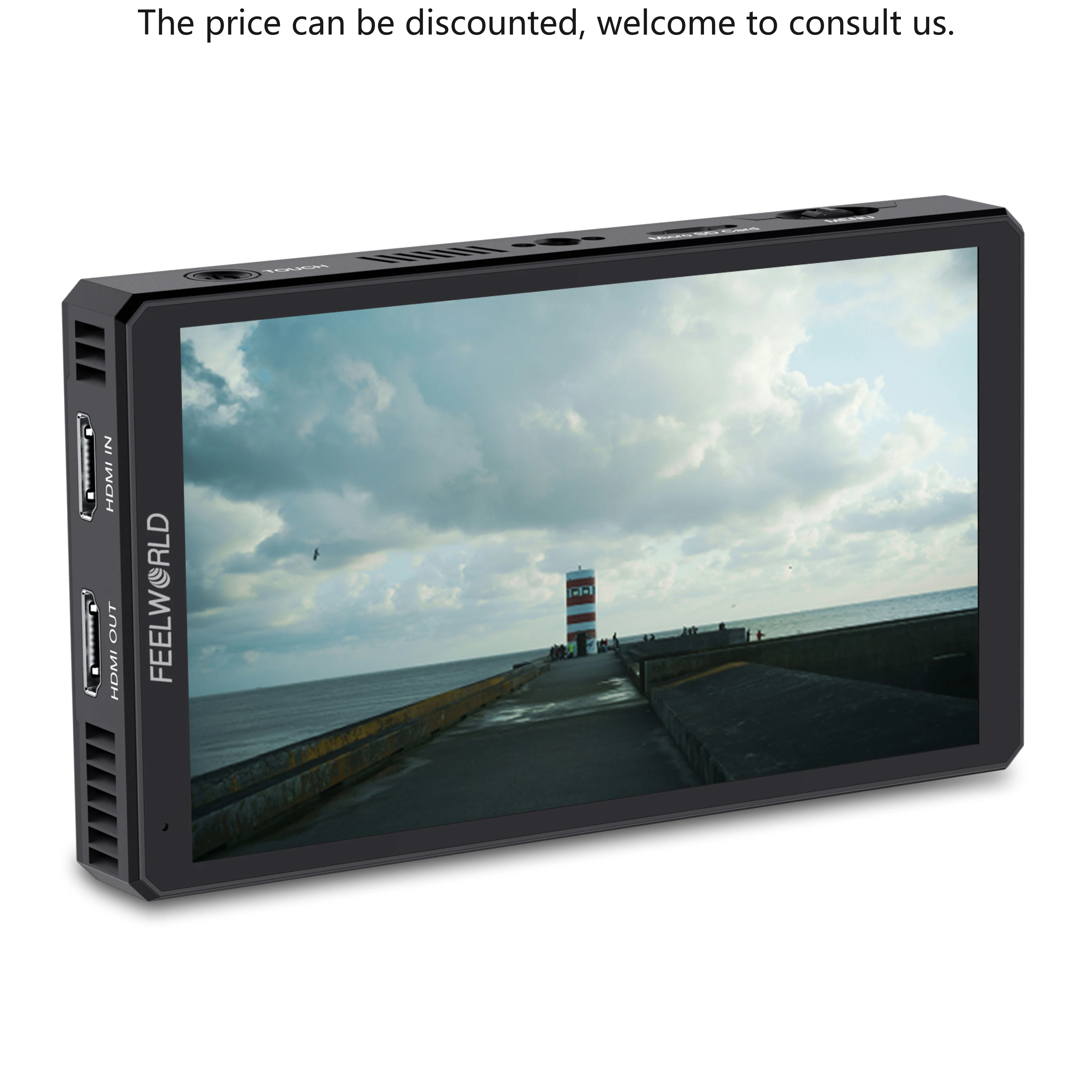 

FEELWORLD CUT6 Dslr Field Monitor 6-inch FHD IPS 4K HDMI Touch Screen Recorder Monitor Professional Camera Monitor OEM ODM
