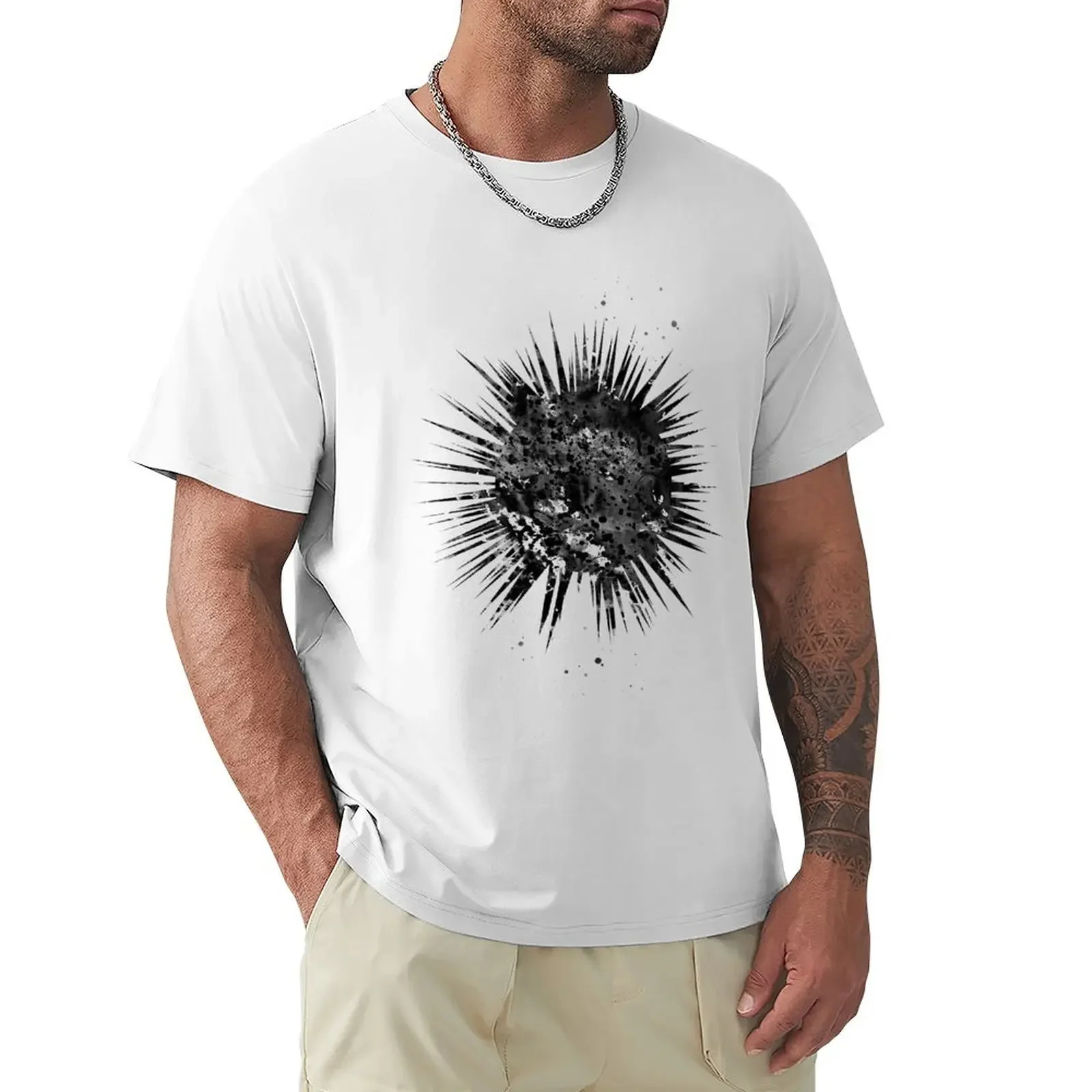 

Sea Urchin T-shirt korean fashion kawaii clothes mens graphic t-shirts pack