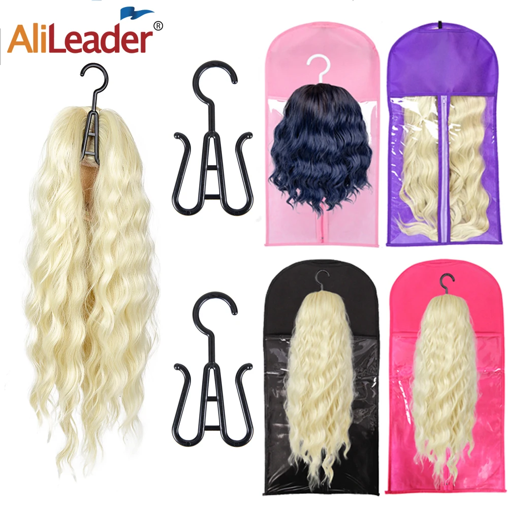

Wholesale Wig Storage With Holder Hanger For Multiple Wigs Hair Extension Storage Bag Holder Portable Wig Storage Bag Holder