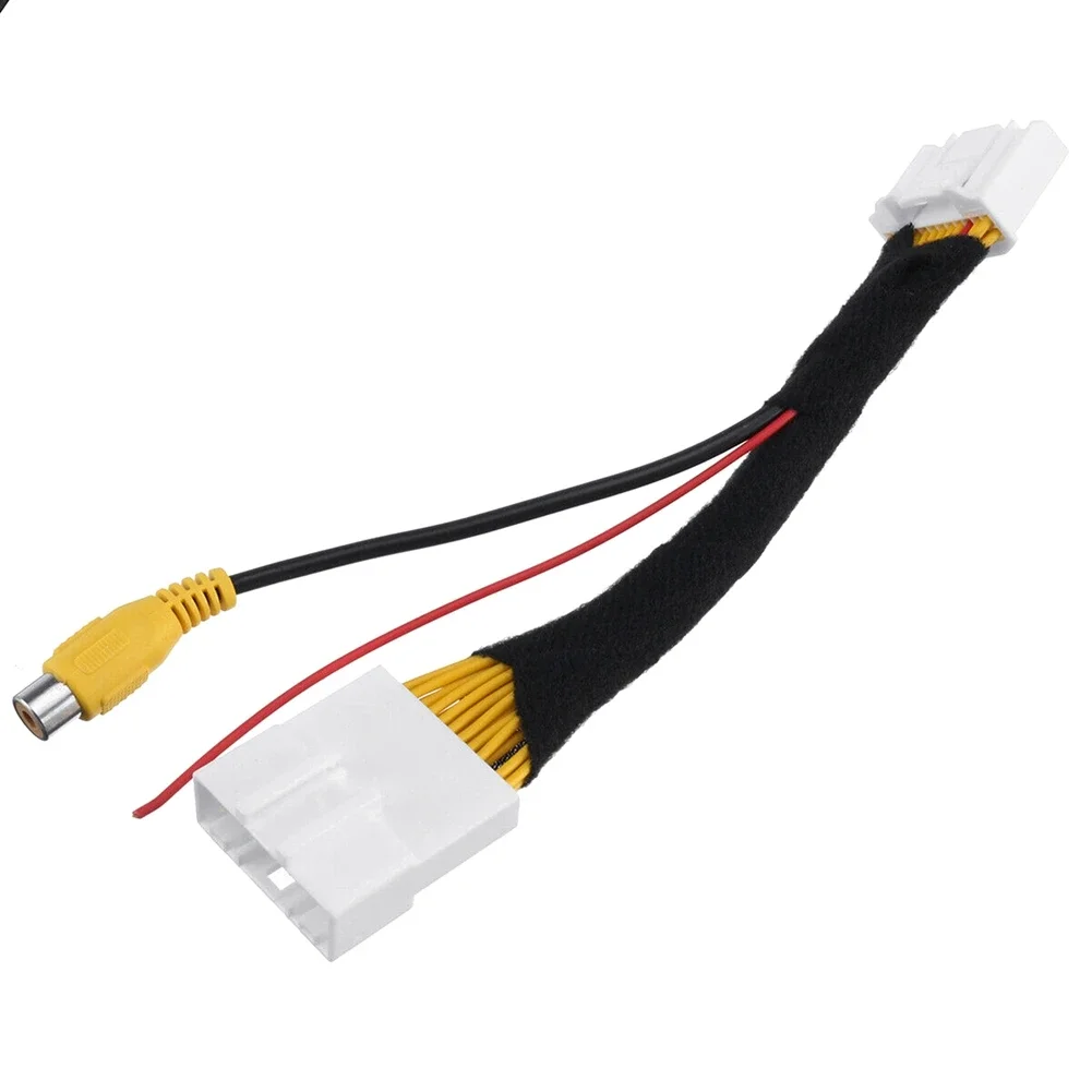 Car 24Pin Video Input Switch Reverse Parking Camera Rca Adapter Cable For Renault Stepway Vivaro Dacia Sandero Clio 4