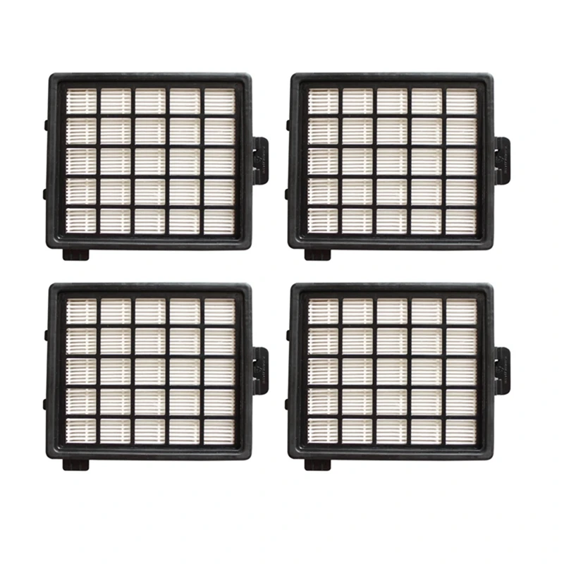 แผ่นกรอง HEPA สำหรับ FC8140อะไหล่ชิ้นส่วนเครื่องดูดฝุ่น4ชิ้นตัวกรองเครื่องดูดฝุ่นอเนกประสงค์ FC8147 FC8146