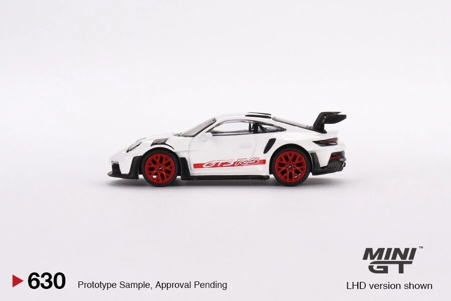 TSM MODELS MINIGT #630 1:64 rwb 911 GT3 RS white diecast alloy car model gifts